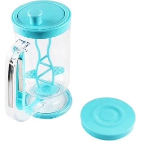 Resim Pratik Ölçekli Kolay Pankek Kek Krep Akıtma Yapma Makinesi Karıştırıcı 