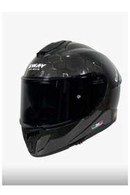 Resim Sway SW 861 CARBON SNAKE PARLAK Full Face Kask 
