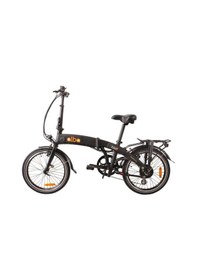 Resim Alba Fold 2 Std Elektrikli Katlanır Bisiklet Led Gösterge, 7.8ah Batarya Siyah E-bike 