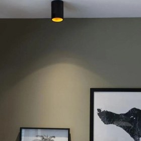 Resim 7 Watt GU10 Günışığı Ledli, 10 cm , Alüminyum Kasa Sıva Üstü Dekoratif Tavan Armatürü, LED Aplik 