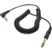 Resim 6.3 mm Stereo Spiralli Kablo 50 cm 