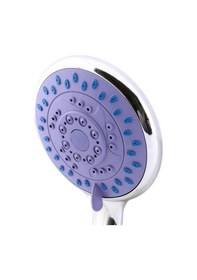 Resim 3 Fonksiyonlu Plastik Krom Kaplama Duş Başlığı & Krom Hortum Gümüş 