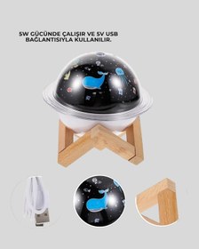 Resim Flzdgnkr Gece Lambası Özellikli Tnabilir Nemlendirici Ve Aromaterapi Cihazı Usb Girişli Plastik 88019476 