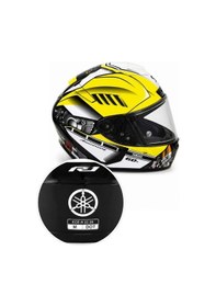 Resim Shoei X-14 X-fourteen R1 Sarı Kapalı Motosiklet Kaskı - Şeffaf Vizor Sarı - Siyah 