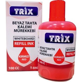 Resim Trix Tahta Kalem Mürekkebi 100 ML Kırmızı 