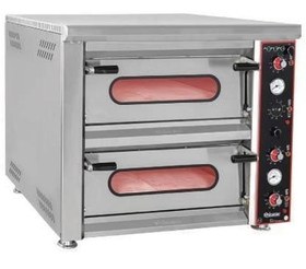 Resim Çift Katlı Pizza Fırını Elektrikli 