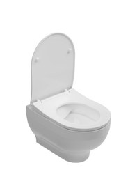 Resim Isvea Soluzione Xı Rimless -kanalsız Asma Klozet - Beyaz -pp Yavaş Kapanan Kapak Dahil-2 Parça 