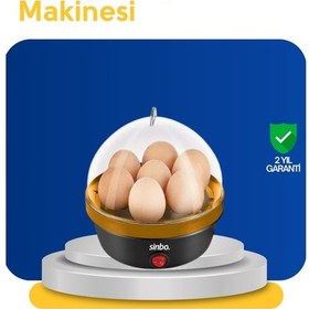 Resim Otomatik Kapanma Özellikli Yumurta Pişirme Makinesi 7 Kapasiteli 
