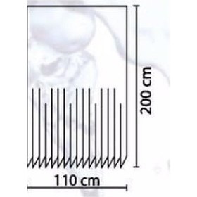 Resim Zethome Evdy Banyo Duş Perdesi 5026 Tek Kanat 1X110x200 Çok Renkli 