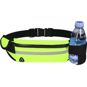 Resim Willowhaven Ultra Ince Yeşil Koşu Bel Çantası Su Matarası Cep Telefonu Askılı Dayanıklı Spor Aksesuarı Yeşil 