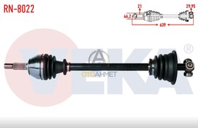 Resim Renault 19 Europa Sol Ön Aks Komple 