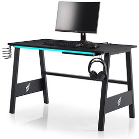 Resim Stepgamer Amiral RS5 Profesyonel Oyuncu Masası Siyah 