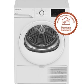 Resim Grundig GDH 9654 9KG Çamaşır Kurutma Makinesi 