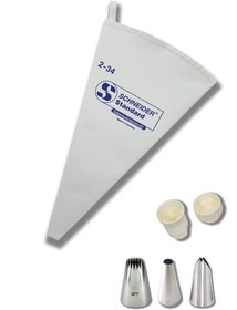 Resim PASTRY PLANET Schneider Bez Krema Sıkma Torbası & Duy Anahtarı & 3 Adet Dekoratif Duy (2-34) 