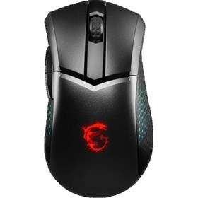 Resim MSI GG CLUTCH GM51 LIGHTWEIGHT WIRELESS GAMING MOUSE MAX 26000 DPI OPTIK SENSOR 7KEY WITH WHEEL RGB LED MYSTIC LIGHT KABLOSUZ OYUNCU FARESI 