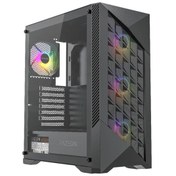 Resim Fazeon F8 650w 80+ Bronze Tempered Glass Mesh 4x Argb Fanlı Usb 3.0 E-atx Bilgisayar Kasası 