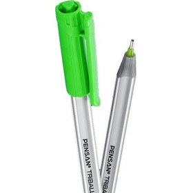 Resim Pensan Tükenmez Kalem Triball 1.0 MM Bilye Uç Yeşil 12 Lİ 1003 