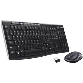 Resim Logitech Mk270 Kablosuz Tr Klavye Mouse Set (920-004525) 