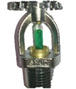 Resim yeni Ul Hız Dik Up Tip Yangın Sprink Krom 93 C Yeşil 1/2 Sr 