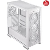 Resim ASUS TUF Gaming GT302 TG ARGB Temperli Cam USB 3.2 Beyaz E-ATX Mid-Tower Gaming (Oyuncu) Kasa (90DC0 