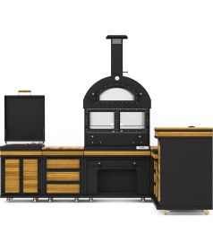 Resim Theragone Feniks Klasik Köşe Plus Barbekü 50*80*486 