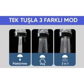 Resim Eco Lounge Çok Fonksiyonlu Musluk Başlığı 