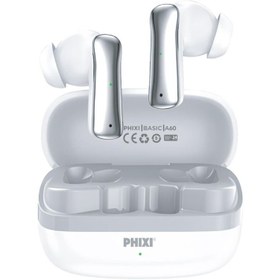 Resim Phixi Basic A60 True Wireless Enc Bluetooth 5.4 Kulaklık Usb-c Hızlı Şarj Destekli 