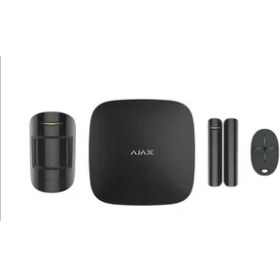 Resim Ajax Hubkit / Starterkithub Kablosuz Alarm Kiti Siyah 