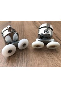 Resim Duşakabin Tekerleği 8 Li Set - Krom Renk - Cam Kabin İçin Tekeri Diğer 