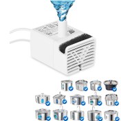 Resim JY-830 USB-Powered Cat Water Fountain Pompası - Paslanmaz Çelik Submersible Motor 8 Nozul ile, 36V veya Altı, Evcil Hayvan Su Dispenseleri için İdeal, Kedi Su Fountain Pompası, Su Dispenser Yedek Parça, Şık Tasarım, Dayanıklı Yapı, Pilsiz 