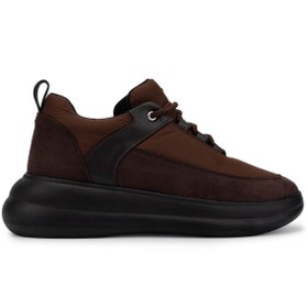 Resim Tamer Tanca Kadın Suni Deri/Tekstil Kahverengi Sneakers & Spor Ayakkabı 