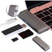 Resim Markacase Usb-c Kart Okuyucu Ve Usb Hub Çoğaltıcı Adaptör 