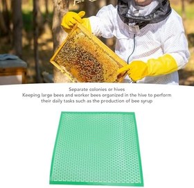 Resim 12pcs Arı Plastik İzolatör, Yuvarlak kenarlı Arı Kovanı Arıcılığı dışlayıcı, Kontrol Arısı, Kovan sıcaklığı Ve Nem Yönetimi, arı Plastik Izolatör aracı (Sarı) 