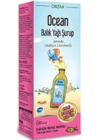 Resim Ocean Balık Yağı Şurup Karışık Meyve Aromalı 150 ML 2 Adet 
