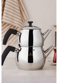 Resim Karaca Alim İndüksiyon Tabanlı Midi Boy Çaydanlık 