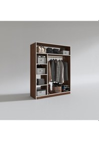 Resim Kenzlife giysi dolabı necmettin 150*120*40 cvz gardırop 