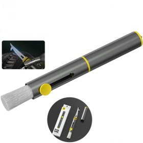 Resim KOTO Çok Fonksiyonlu Klima Temizleme Fırçası Lastik Taş Sökücü Kanca ile Cam Kırıcı Çekiç 