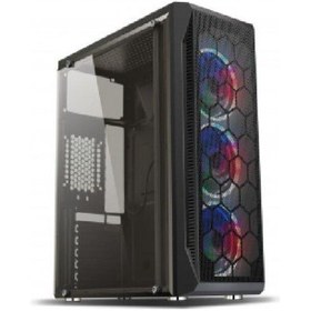 Resim Zoe 3x120mm Rainbow Gaming ATX 350W Kasa 