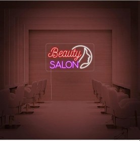 Resim Beauty Salon Güzellik Salonu Neon Led Tabela 