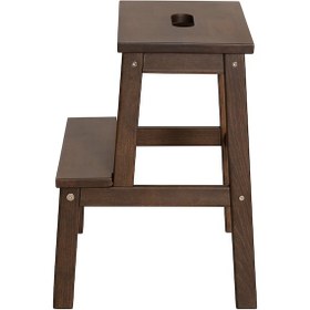 Resim Fastwood Basamaklı Ceviz Ahşap Tabure Kayın 