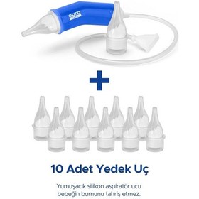 Resim Bebek Burun Aspiratörü ve 10 Adet Yedek Uç 