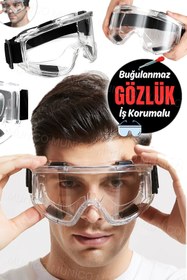 Resim Genel Markalar İş Sanayi Sıçrama Önleyici İş Güvenlik Gözlüğü Korumalı Bisikletçiler İçin Uygun Ferah Gözlük Kalite 