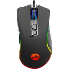 Resim Everest SM-G06 SAGITTA Usb Siyah 800\u002F1600\u002F3200\u002F4800\u002F6400 dpi RGB Gaming Mouse 