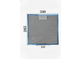 Resim Süppürge Simfer Ile Uyumlu Davlumbaz 34X28,5 cm Arka Ara 12,5 cm Aspiratör Filtresi 