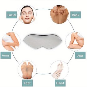Resim Paslanmaz Çelik Gua Sha Yüz Aracı - Ergonomik Metal Kazıyıcı, Hafif Bej Bakımı, Vücut, Göz ve Boyun Masajı için - Dayanıklı Paslanmaz Çelik Yüz ve Vücut Masajı Tahtası 