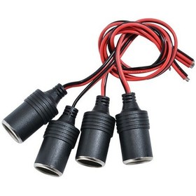 Resim Buhara Elektronik 4 Adet Araç Çakmaklık Uzatıcı Dişi Fiş Kablolu 