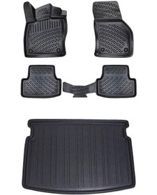 Resim Bizymo Volkswagen Golf 8 (manuel Vites) 3d Paspas Ve (üst) Bagaj Seti 