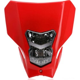 Resim Moveevo Honda Crf450l/xr 2019-2020 Uyumlu Kırmızı Motosiklet Farı, 12v 35w P15d-25-1 Ampul, Yüksek/düşük Işık Seçeneği, Kolay Kurulum 