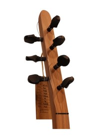 Resim Telli Çalgı Yapım Uzun Sap Sade Model 40 Tekne Yaprak Dut Bağlama 