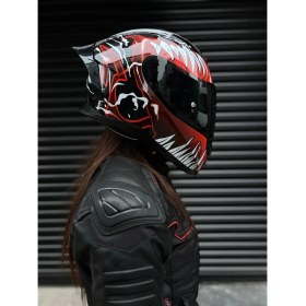 Resim Rivox R1 Venom Kapalı Kask 